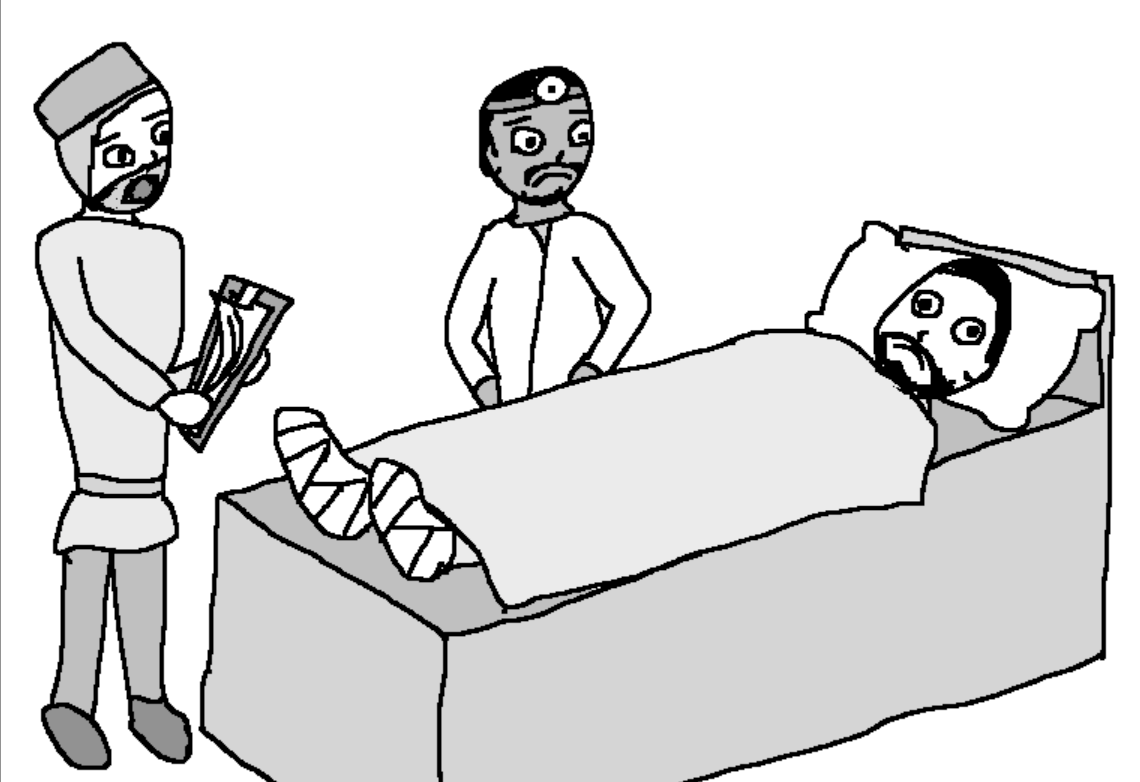 Healthcare scene