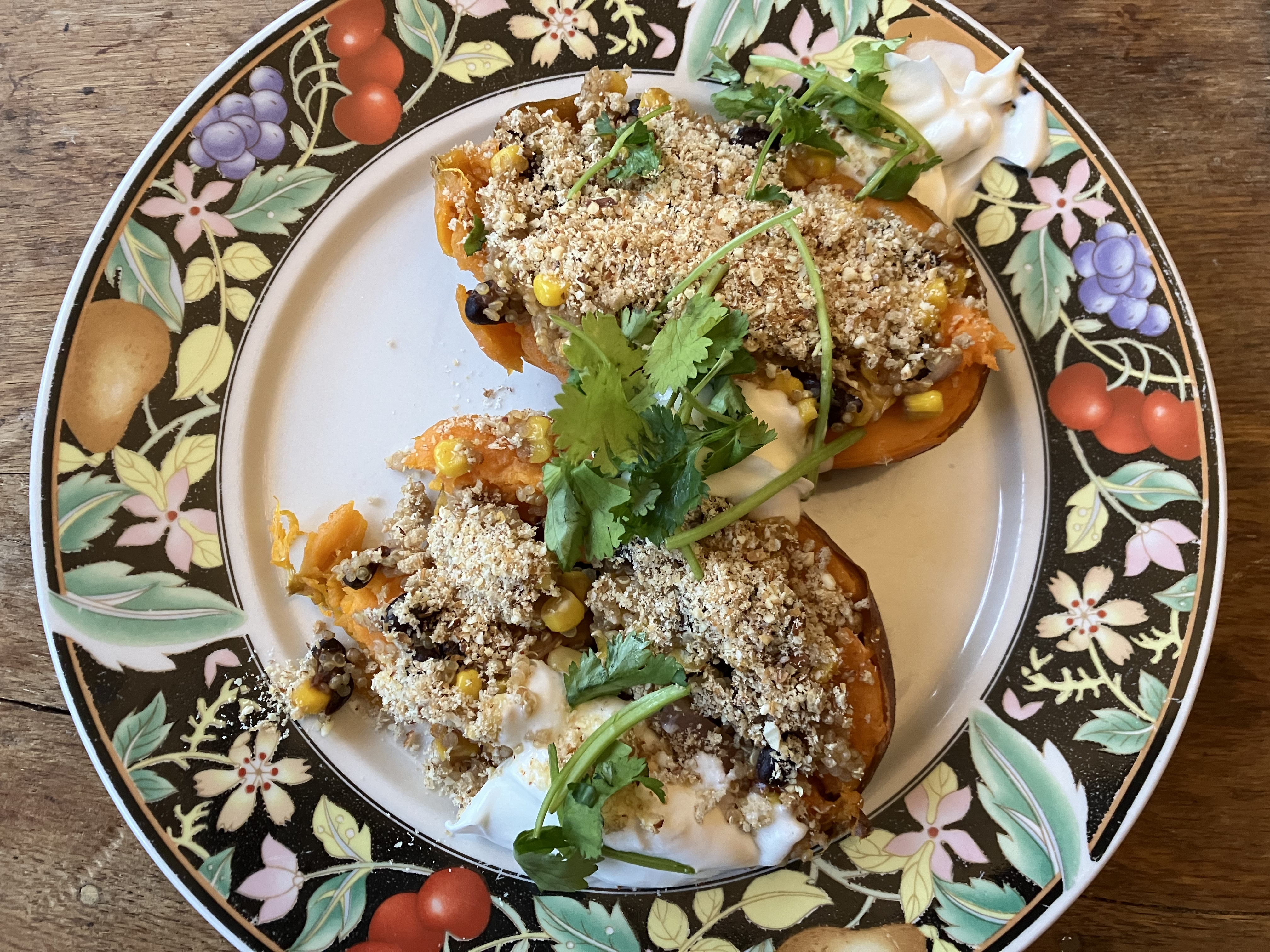 Sweet potato boats