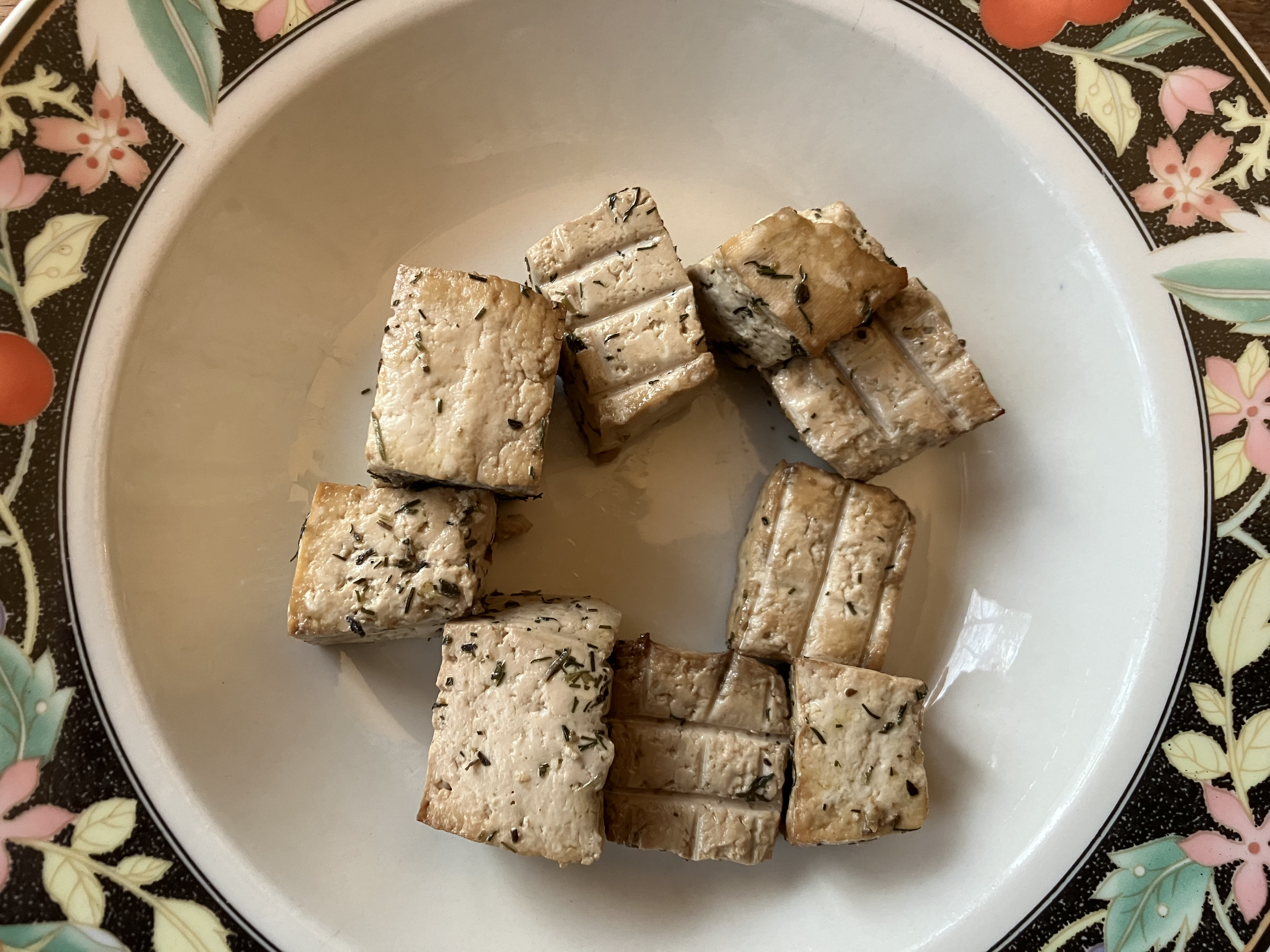 Baked tofu